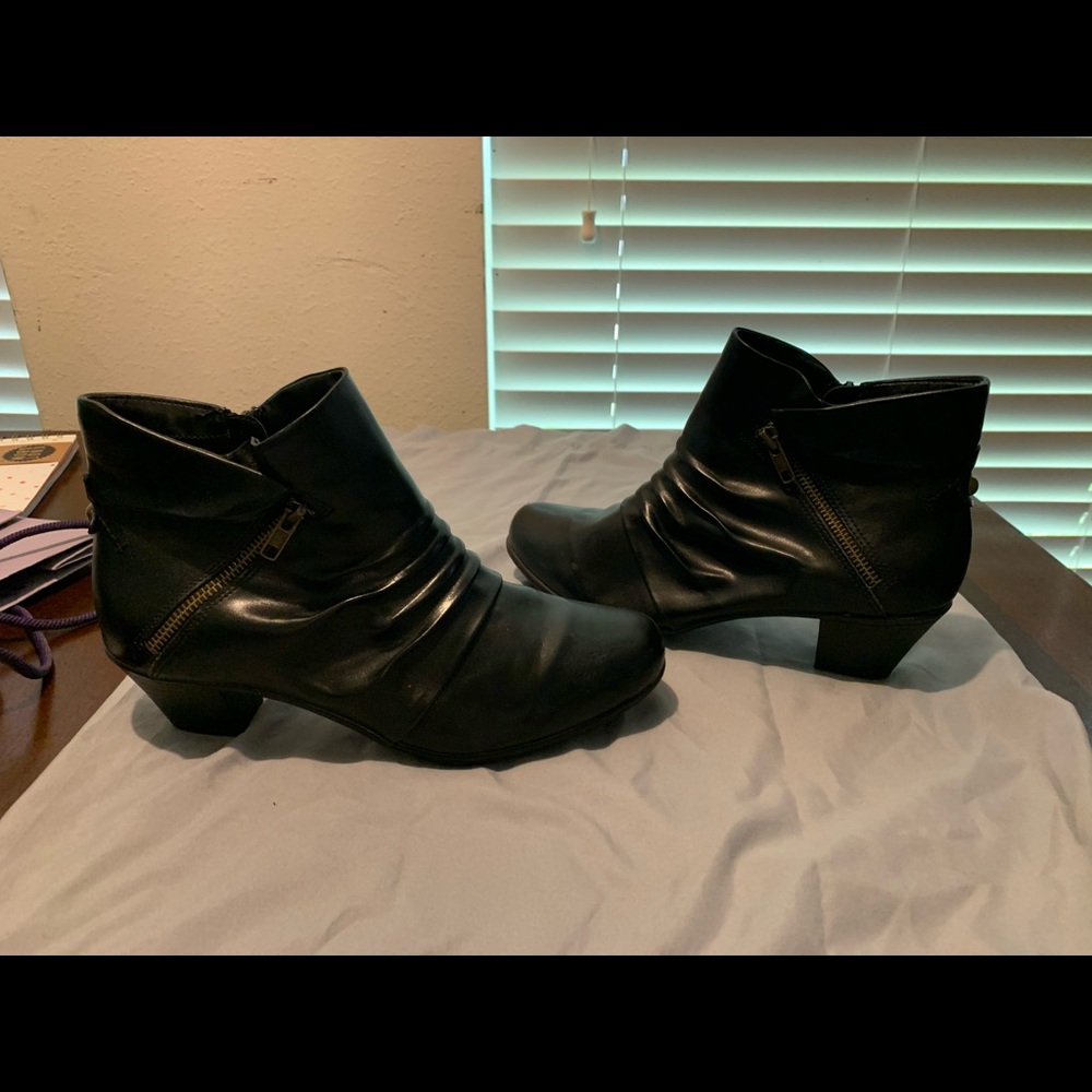 Pleather Booties - Picture 2 of 2